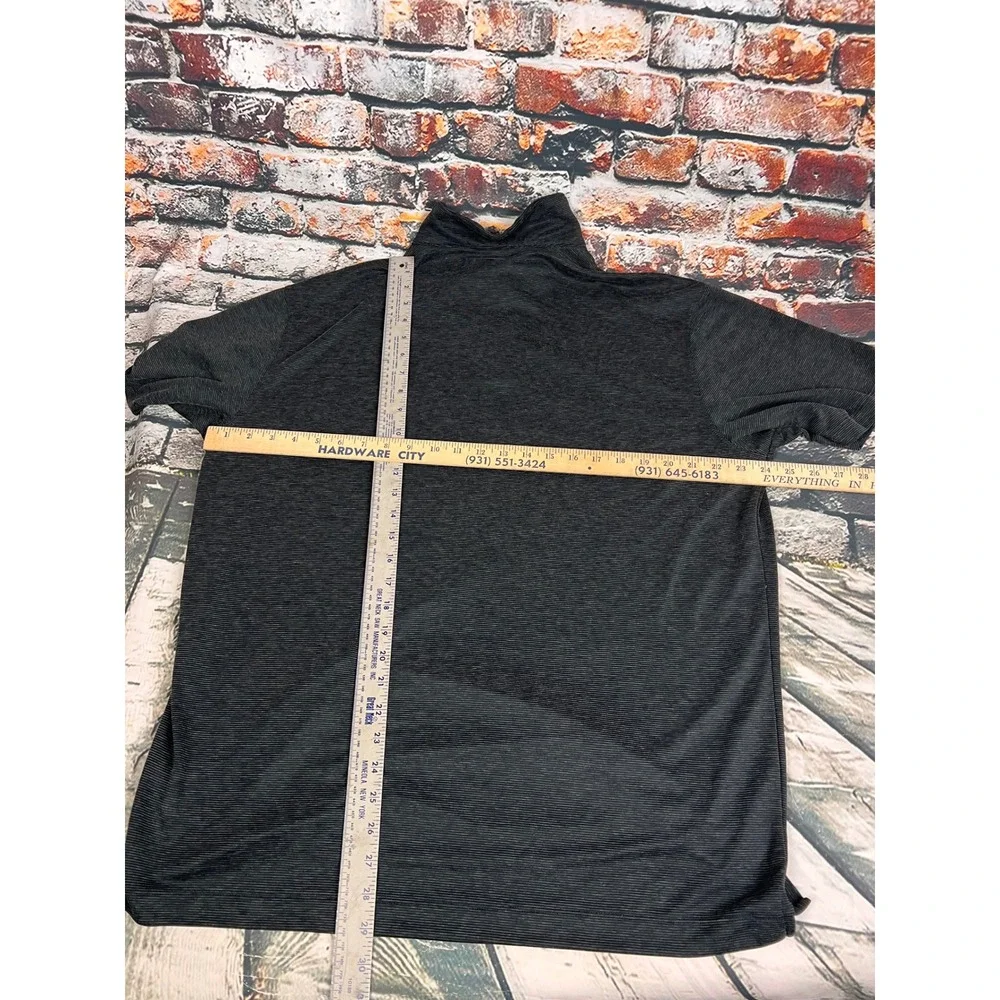 Nike Ohio State Buckeyes Dri-FIT Polo‎ Shirt Mens XL Black Space Dye Golf Top